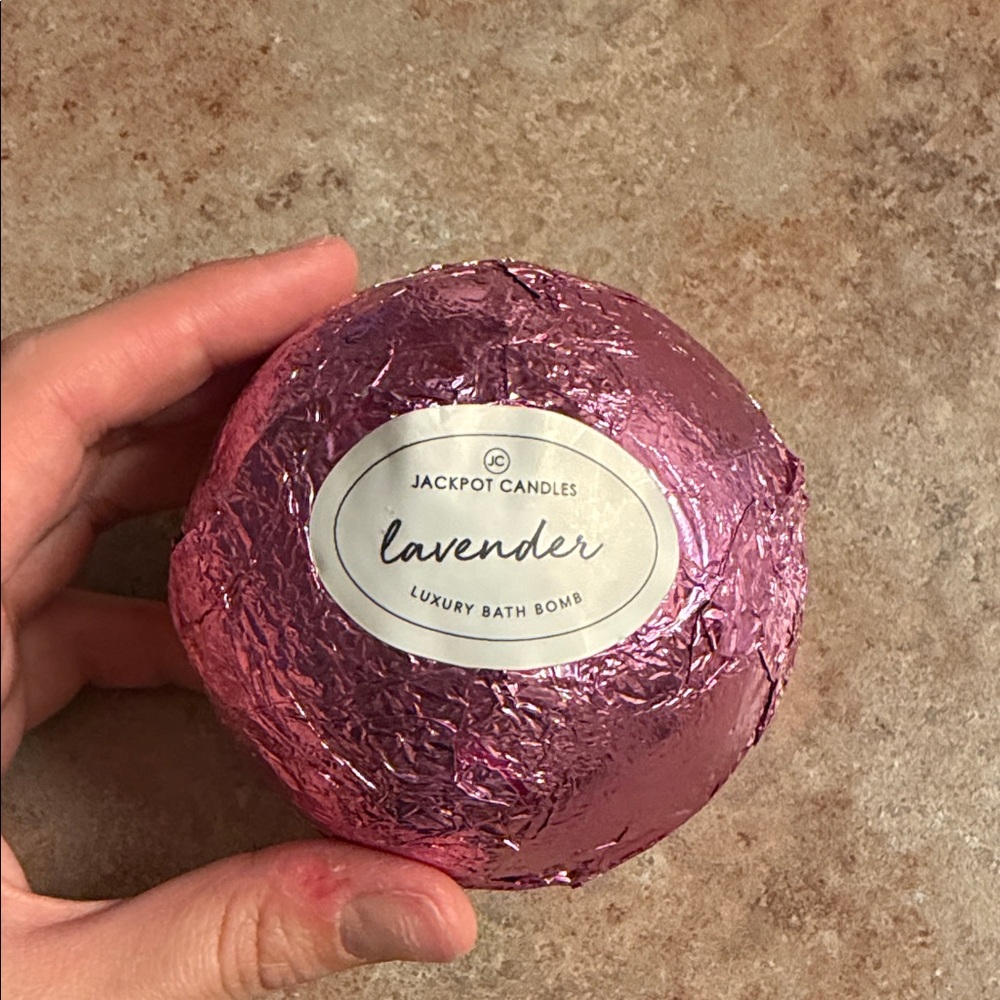 Jackpot candles Lavender Luxury Bath Bomb - Pink